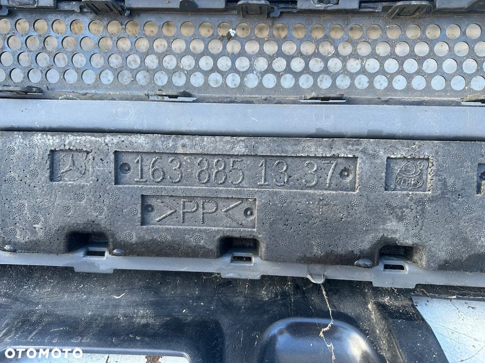 ZDERZAK PRZOD PRZEDNI PDC PTS MERCEDES ML W163 LIFT ORYGINAL DEMONTAZ 1638804770 1638851337 - 2