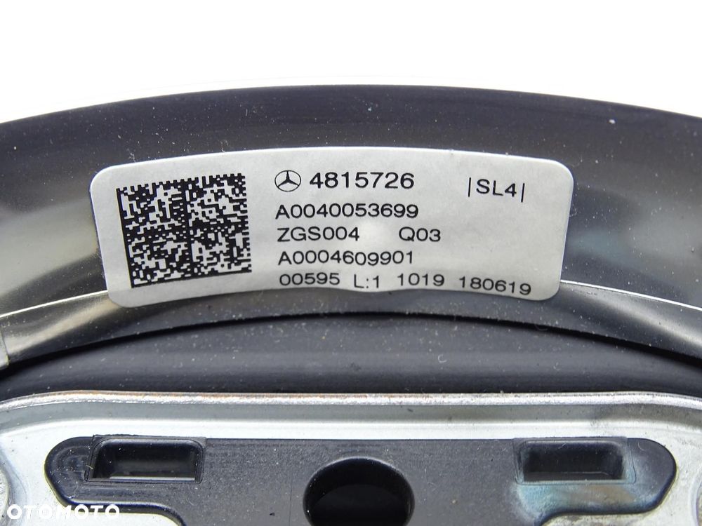 KIEROWNICA SKÓRA MULTI ŁOPATKI A00040053699 MERCEDES W177 A KLASA - 13
