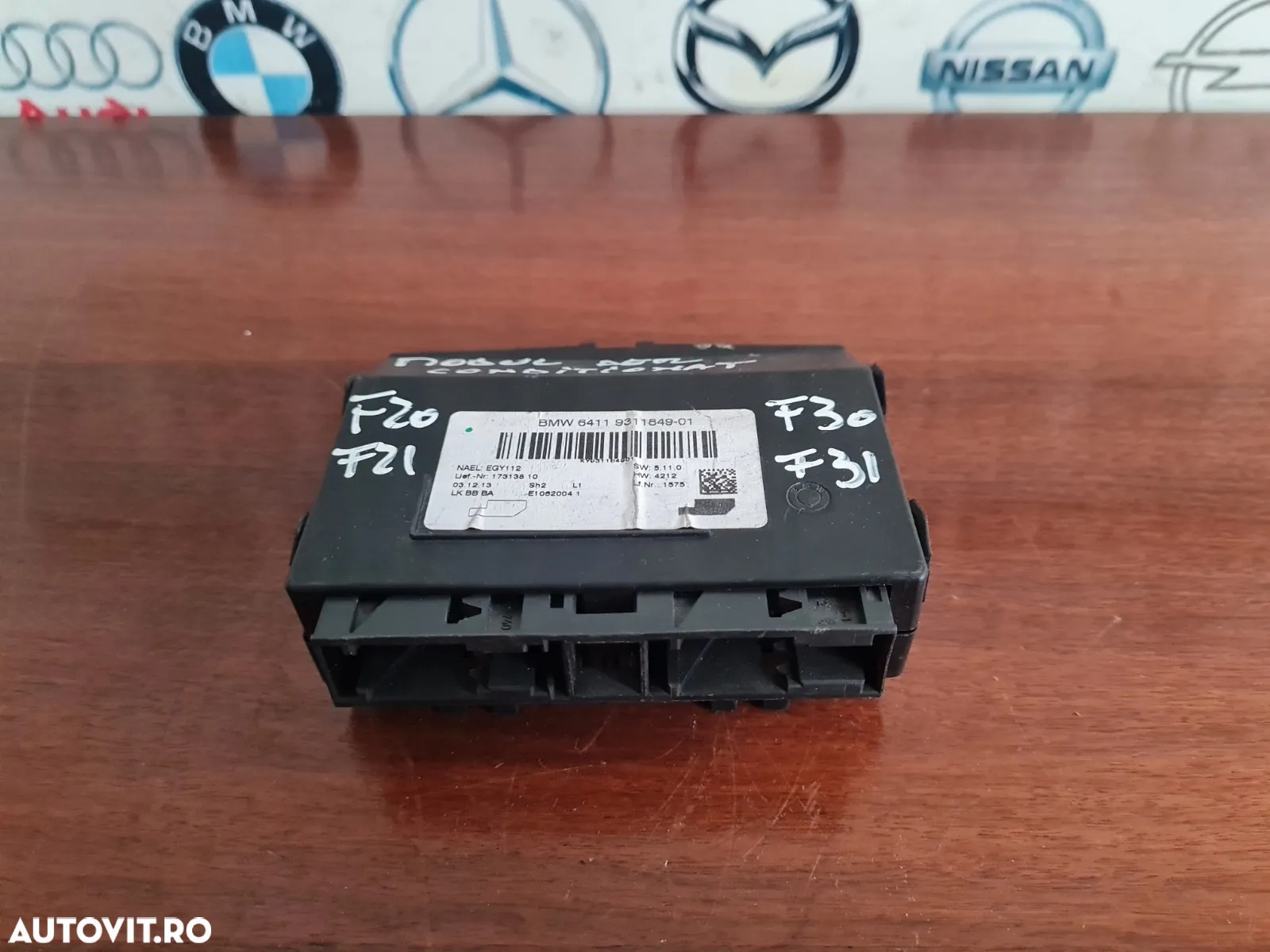 Modul Calculator ECU Bmw F20 F21 F30 F31 F32 F34 F36 Cod  Dezmembrez Bmw - Dezmembrari Arad - 3