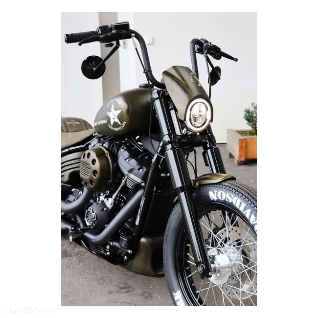 Osłona lampy custom Harley maska reflektora Softail 18-20 - 3