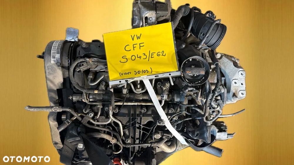 Volkswagen CFF 2.0 diesel silnik kompletny z pełnym osprzętem gotowy do montażu VIDEO PRACY SILNIKA - WHATSAPP LUB LINK W OPISIE - 4