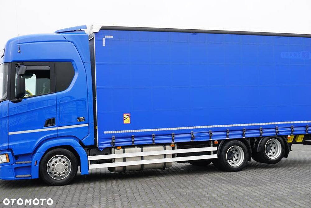 Scania / S 500 / ACC / E 6 / FIRANKA / 20 PALET / DŁ. 8,1 M /  RETARDER - 15