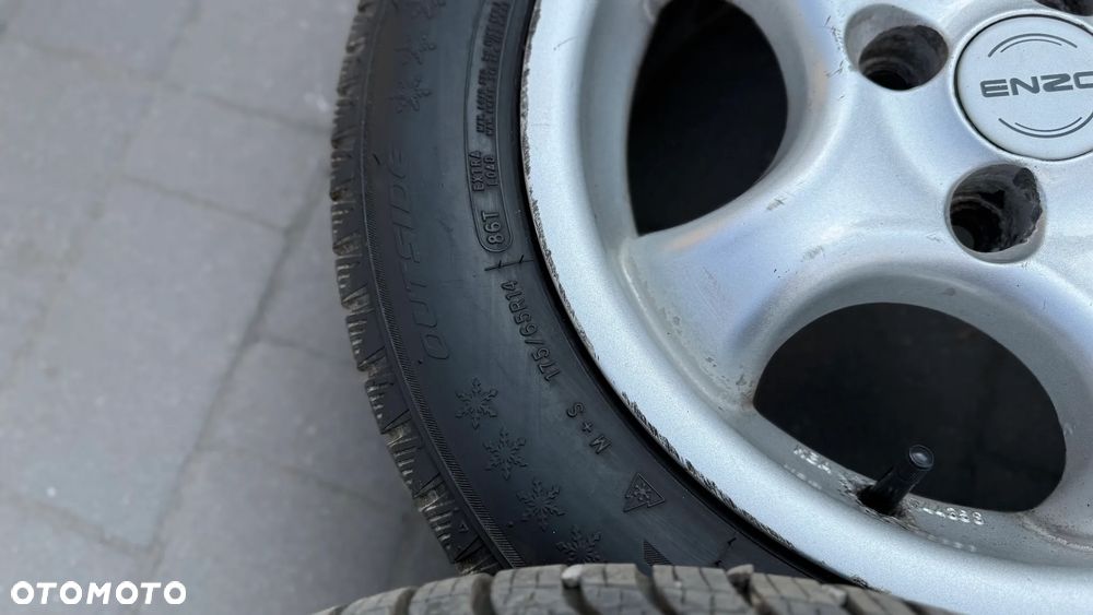 Koła 4x98 175/65 r14 ENZO ET38 6J Fiat Lancia Alfa Romeo Punto 500 Panda Seicento Cinquecento Coupe 126p Mito 146 155 Citroen Nemo Bipper Ford Ka Alufelgi Polonez 145 164 - 12