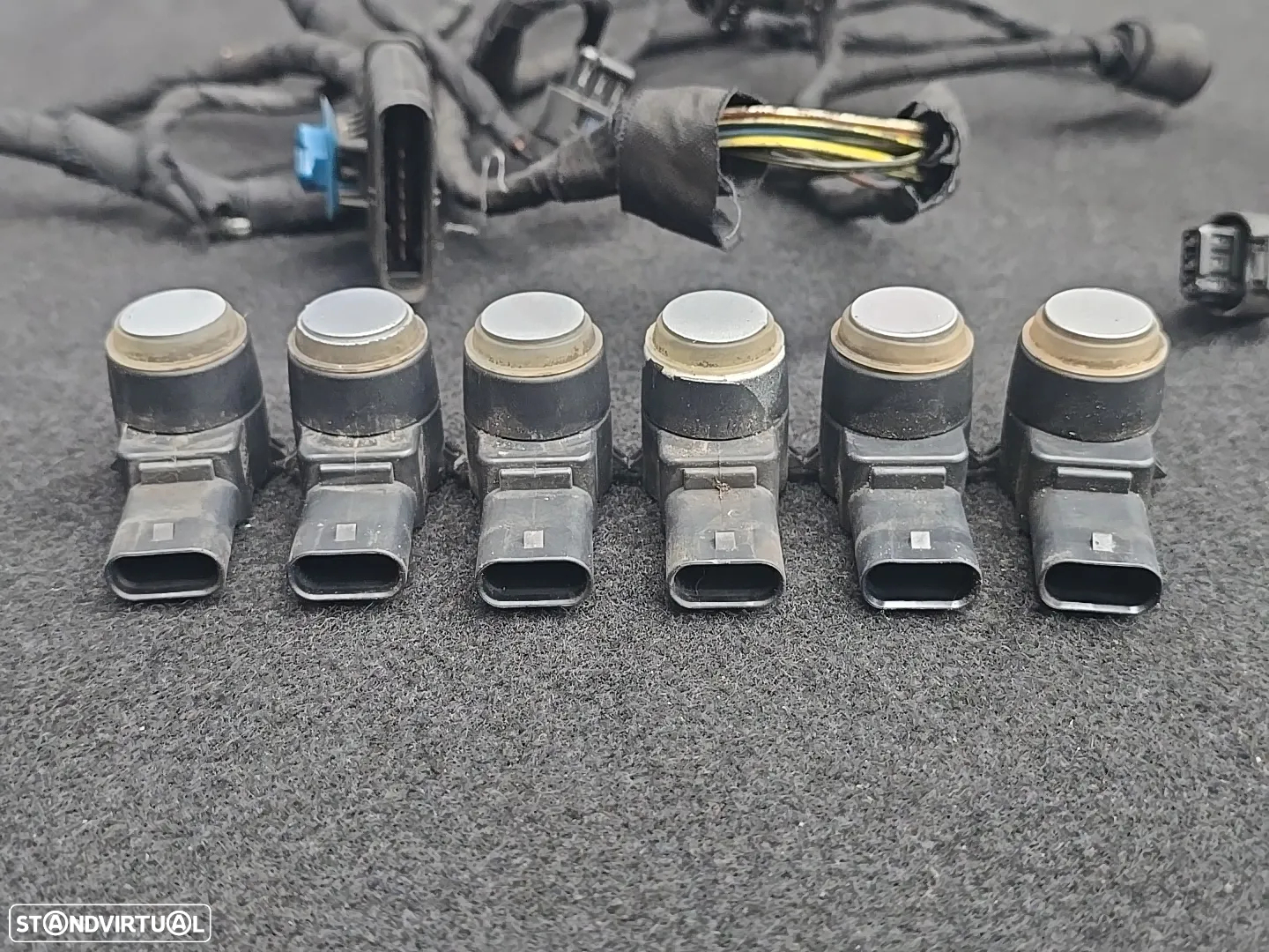 Sensores de estacionamento PDC Com cablagem conjunto kit originais para mercedes w221 S class 2006- - 8
