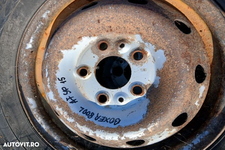 Jante tabla cu anvelope 15 215/70 R15 C 215/70 R15 C Peugeot Boxer 2 - 5