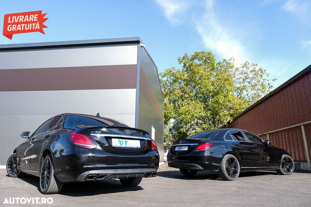 Eleron Portbagaj Mercedes C-Class W205 (2014-2020) Design Negru Lucios- livrare gratuita - 9