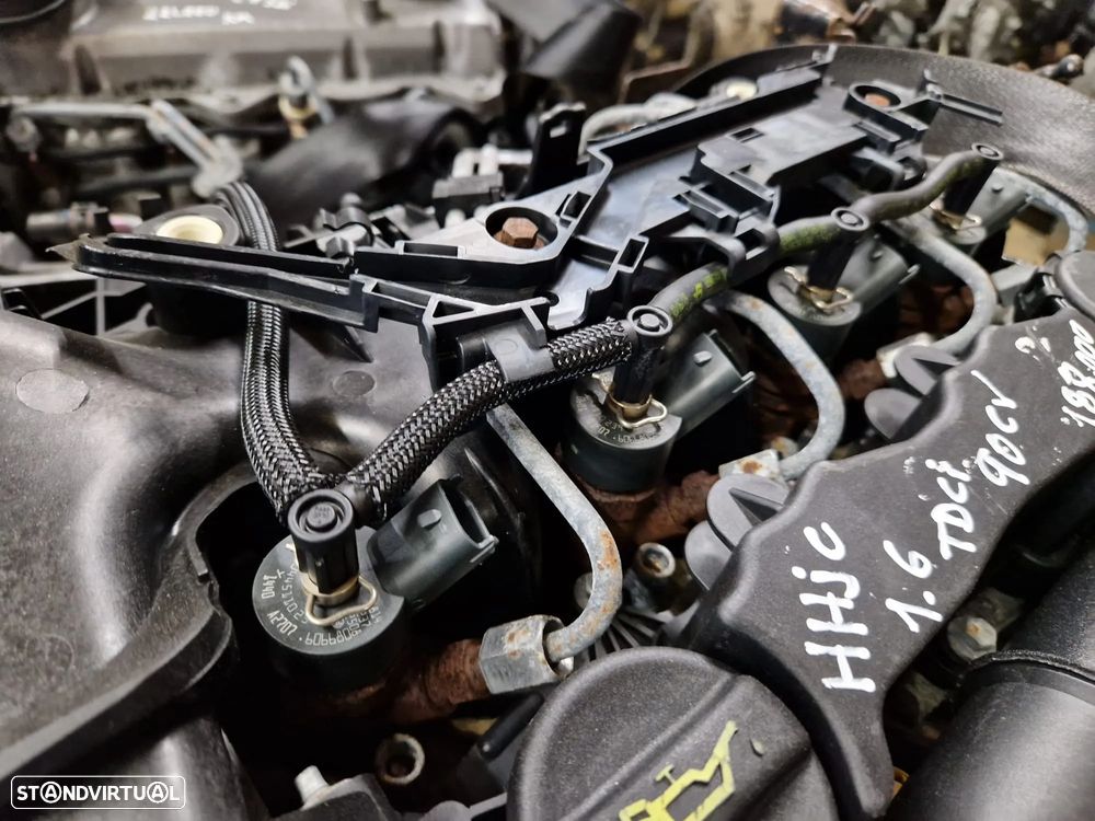 Motor usado HHJC FORD FIESTA 1.6 TDCI 90CV HHJB HHJA G8DA G8DB FOCUS CMAX - 3