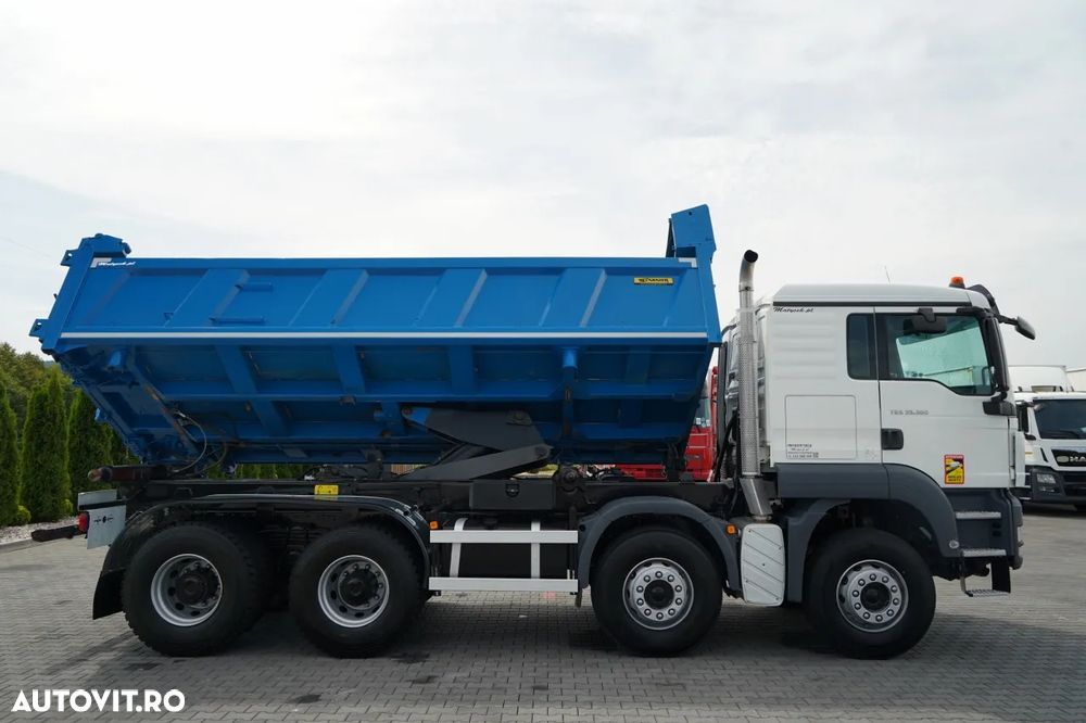 MAN TGS 35.360 / 8X4 / BASCULATOR 2 LATERAL / HIDROBRAT / GARNIER / AUTOMAT - 12