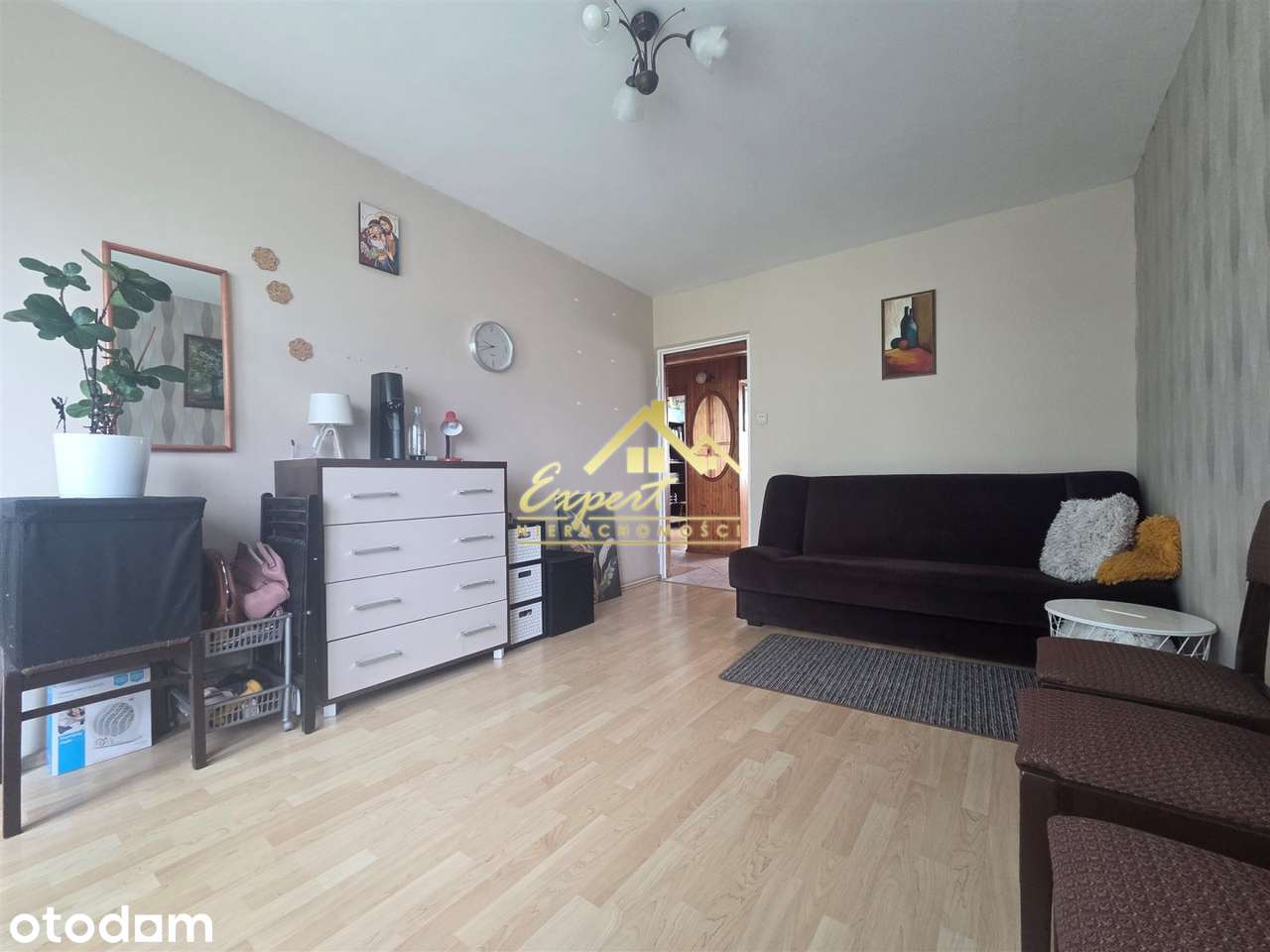 Trzy pokoje w Centrum z balkonem
