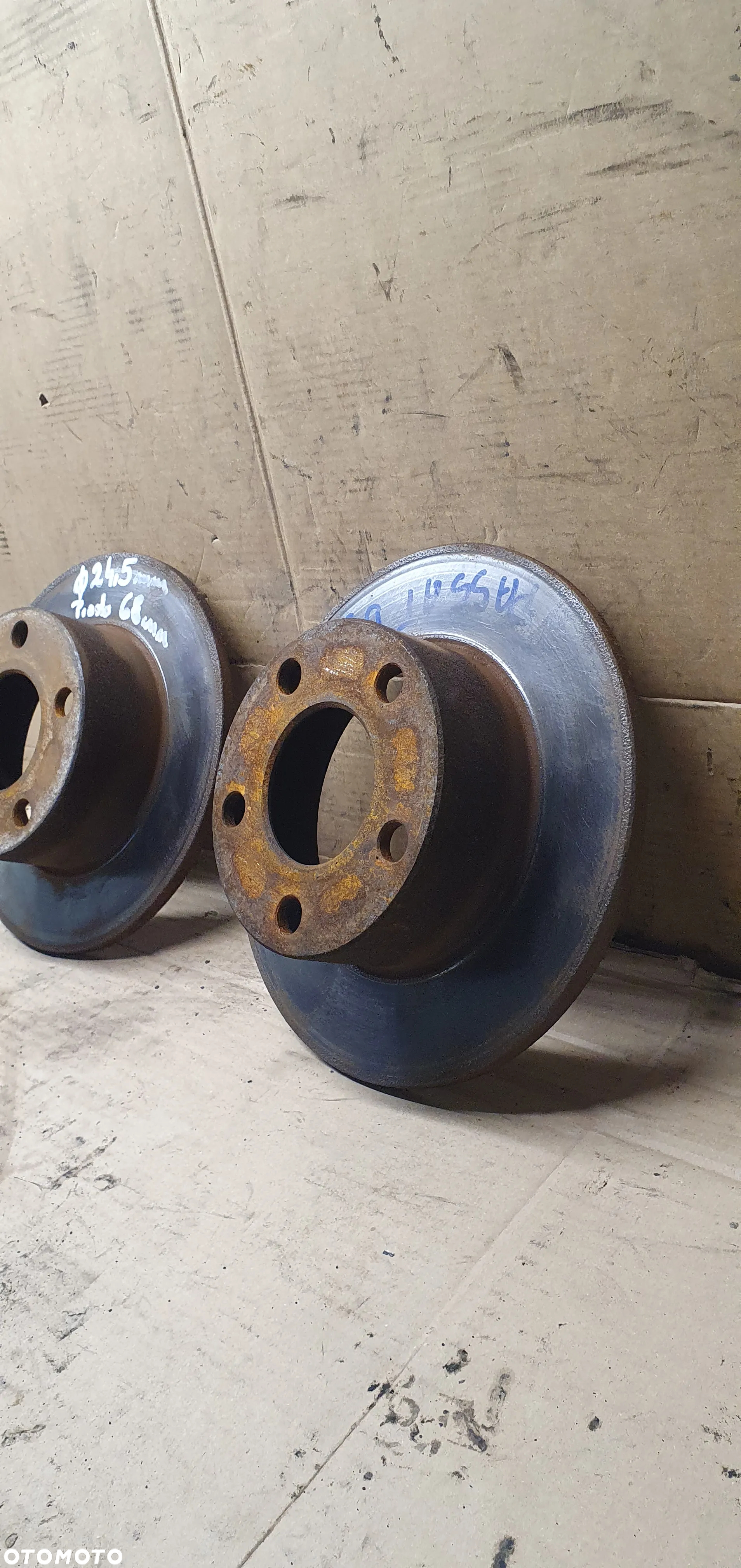 Tarcze hamulcowe tył tylne VW Passat B5 245mm - 4
