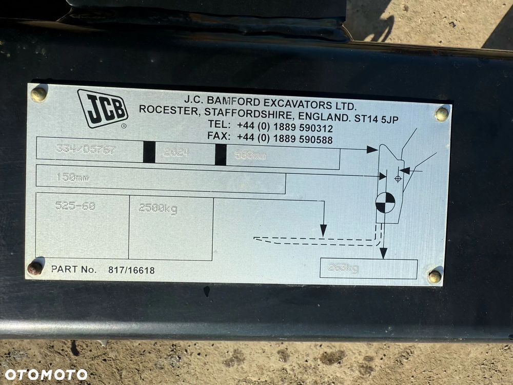 Karetka Q-FIT JCB ORG , ładowarki 525-60 używana - 4