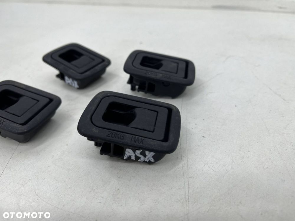 Uchwyt siatki bagażnika Mitsubishi ASX I 10-22r. mocowanie haczyk oryginalny KOMPLET 4szt. - 3