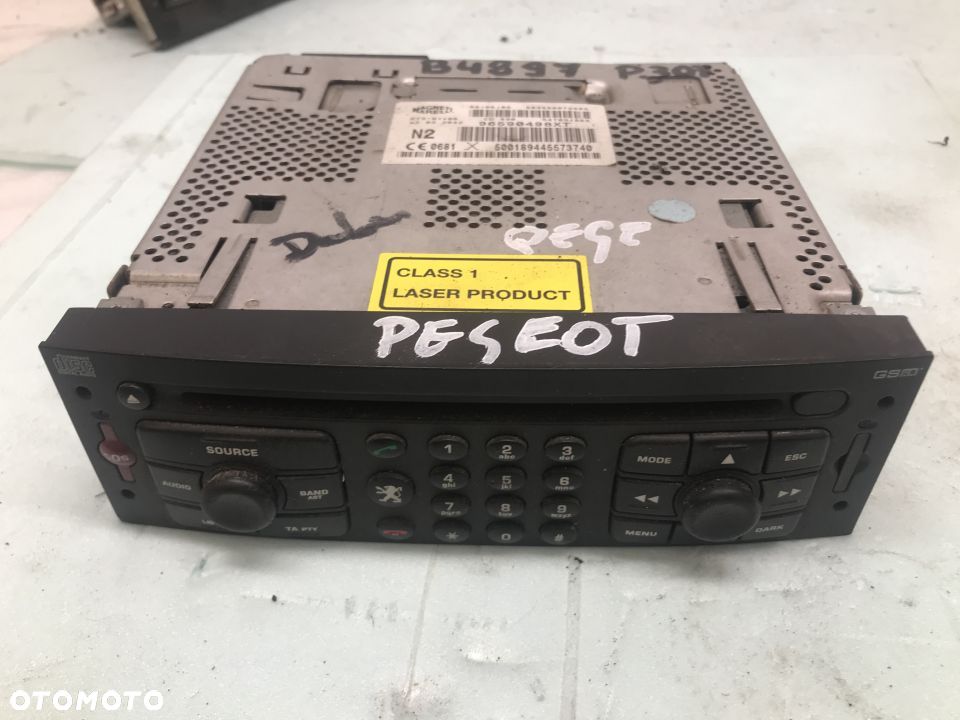 Radio Peugeot 96590498XT - 1