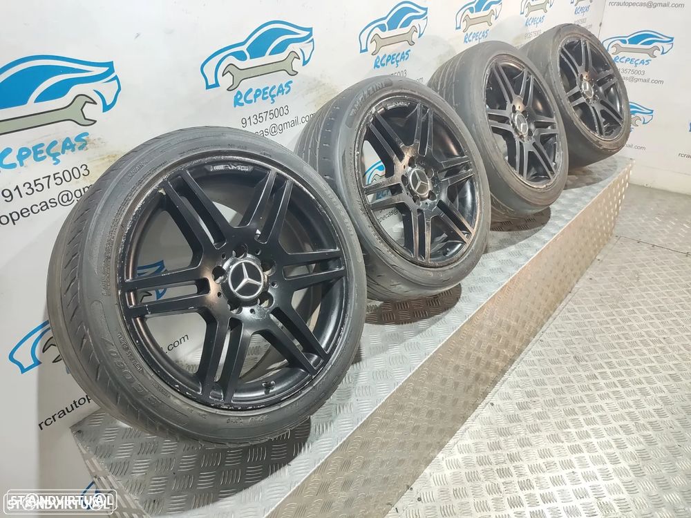 Jantes 17" Mercedes Benz AMG - 7,5J | 8,5J | ET47 | ET58 - 5x112 - A2044014502 | A2044014602 - Class C | E | A | Originais | W204 | 17 Polegadas | Jante | Original | Furação 5 x 112 - 3