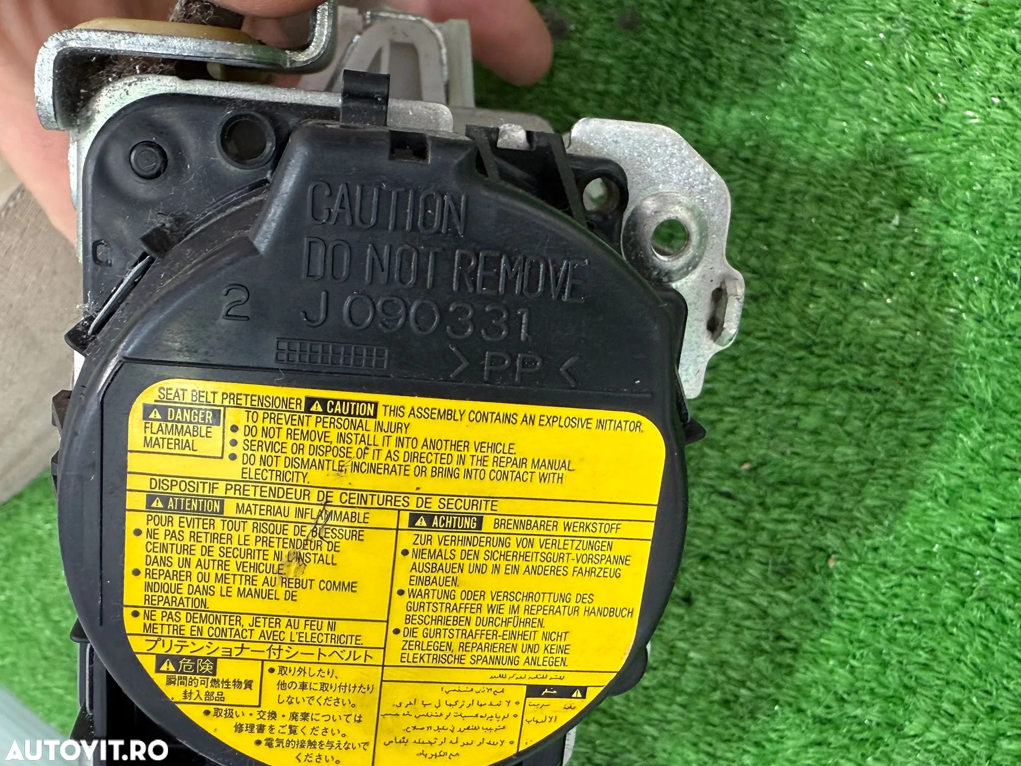 CENTURA SIGURANȚĂ FATA DREAPTA LEXUS GS 300 III 2009 3.0 BENZINA COD OEM 2J090331 BAM-PT1-1261 2005-2011 - 8