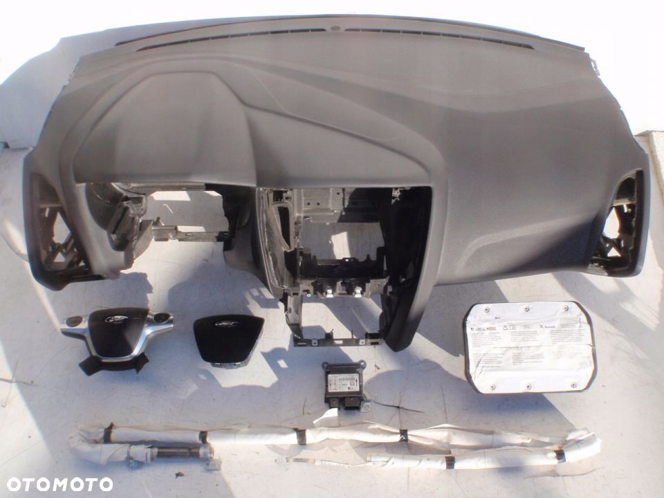 FORD FOCUS MK3 DESKA KONSOLA KOKPIT PULPIT PÓŁKA PARAPET PODUSZKI AIRBAG PASY PAS - 3