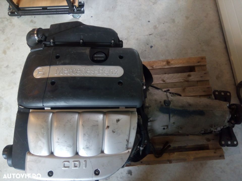 Motor Mercedes 2.2 cdi 611962 injectoare cutie viteze turbina compresor AC alternator - 7