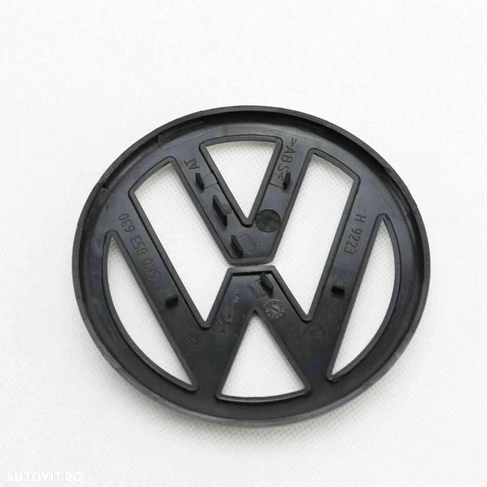 Embleme Cu Prinderi Originale Volkswagen VW Golf 5 6 7, Negru Lucios - 6
