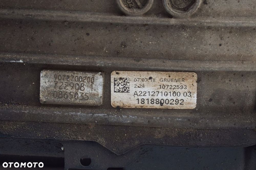 skrzynia biegów * automat mercedes sprinter w907 w910 r2312710400 7g-tronic - 7