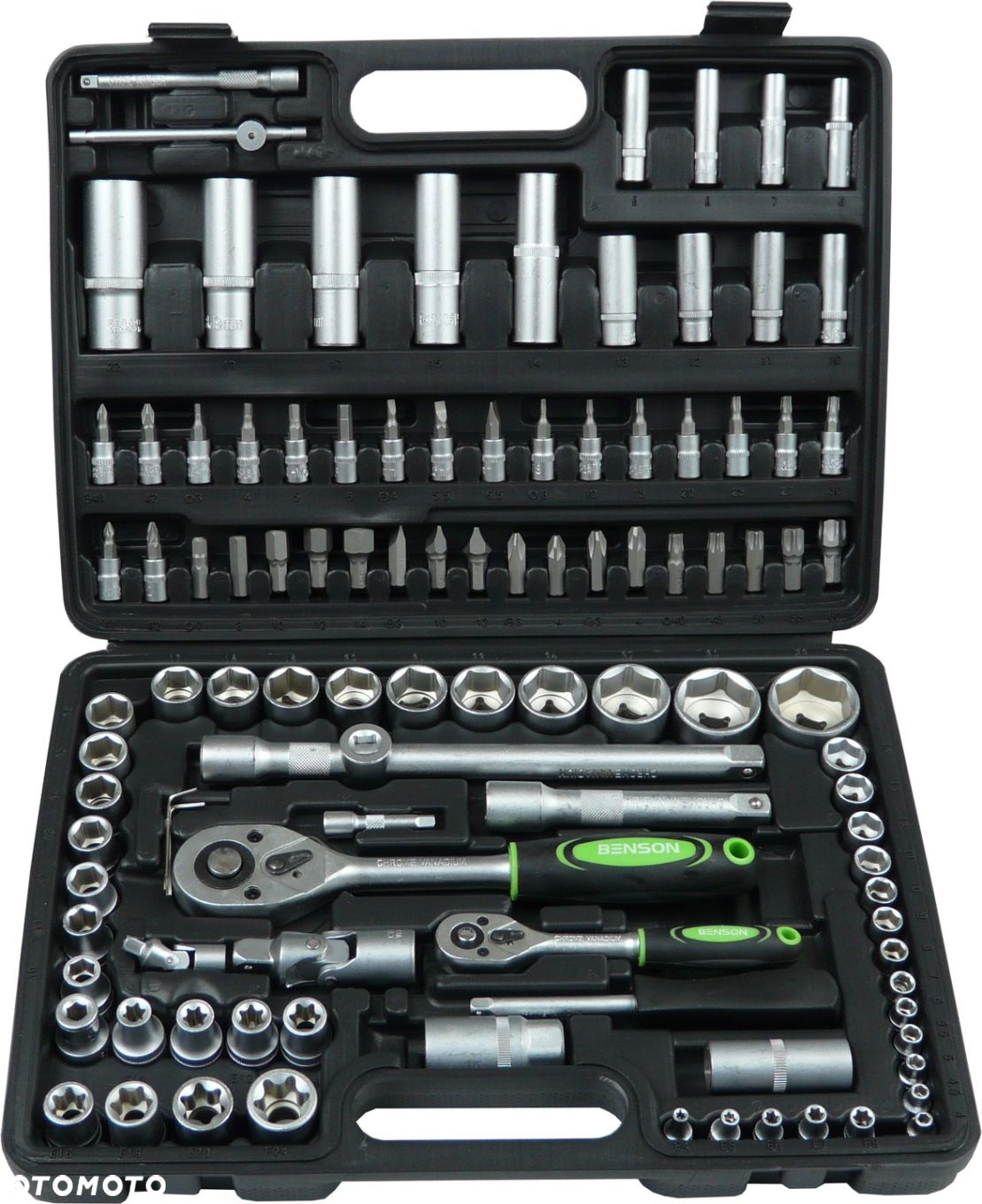 ZESTAW NARZĘDZIOWY 108el KLUCZY KLUCZE NASADOWE  PŁASKO OCZKOWE 6-22mm 12e - 2