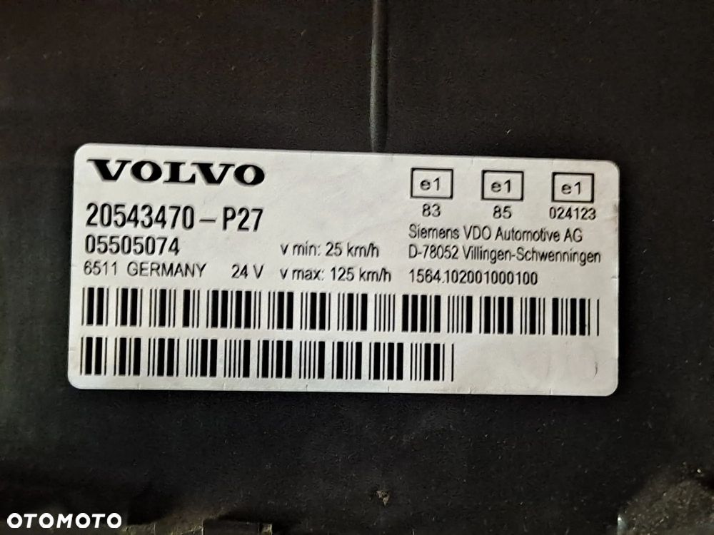 20543470-P25 20543470-P27 Licznik ZEGAR VOLVO VDO FH FM - 4