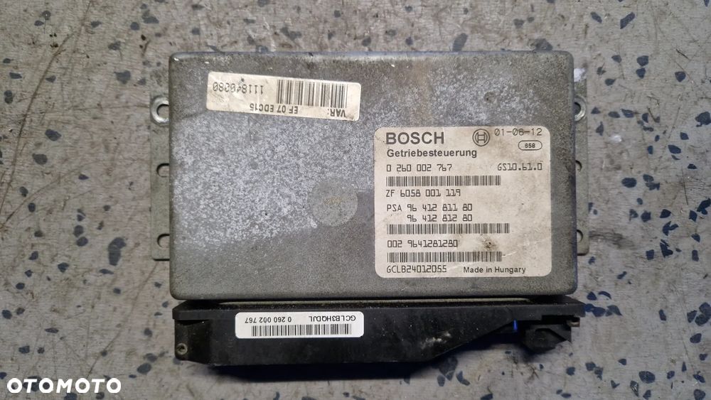 CITROEN C5 I STEROWNIK SKRZYNI BIEGÓW 0260002767 - 1
