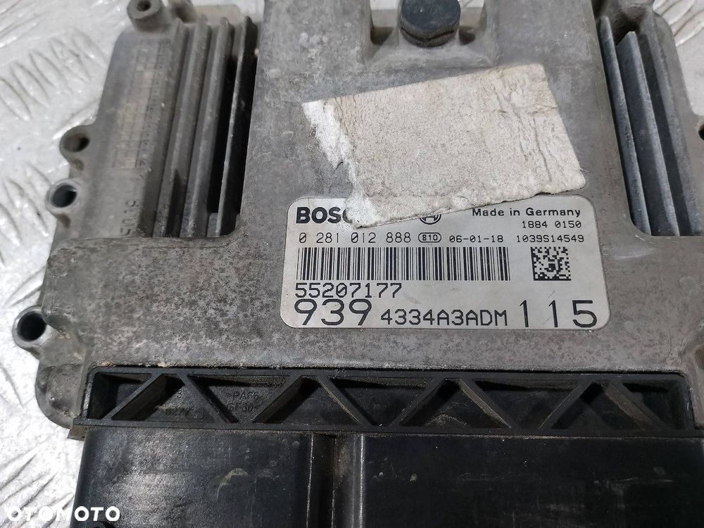 KOMPUTER, STEROWNIK ALFA ROMEO 159 55207177 0281012888 1.9 JTD - 4