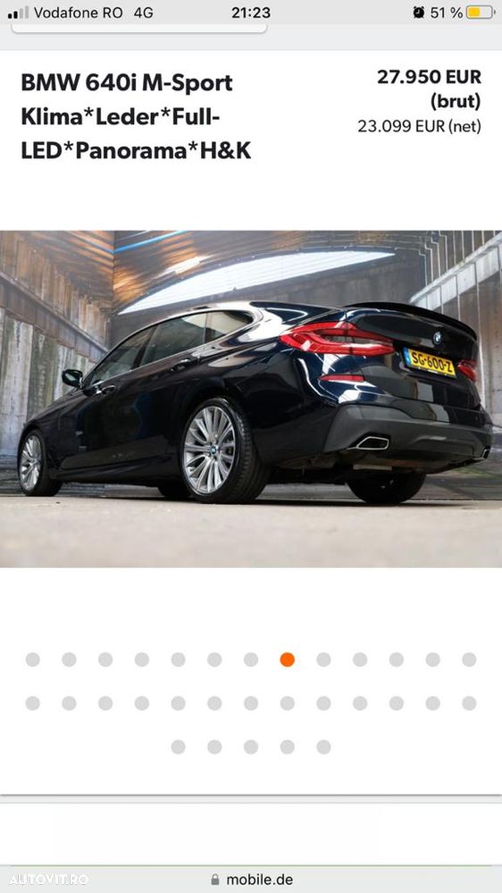 BMW Seria 6 640i - 1