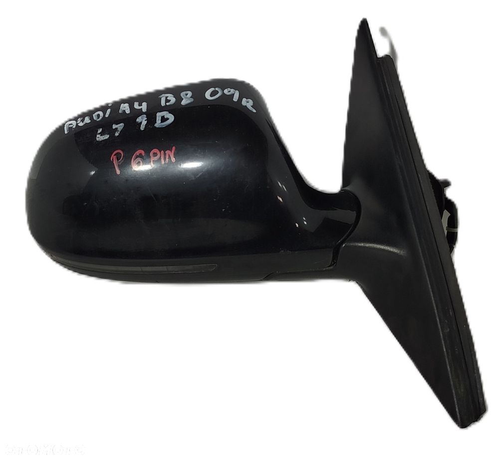 lusterko prawe przednie AUDI A4 B8 07-15 6 PIN LY9B - 1