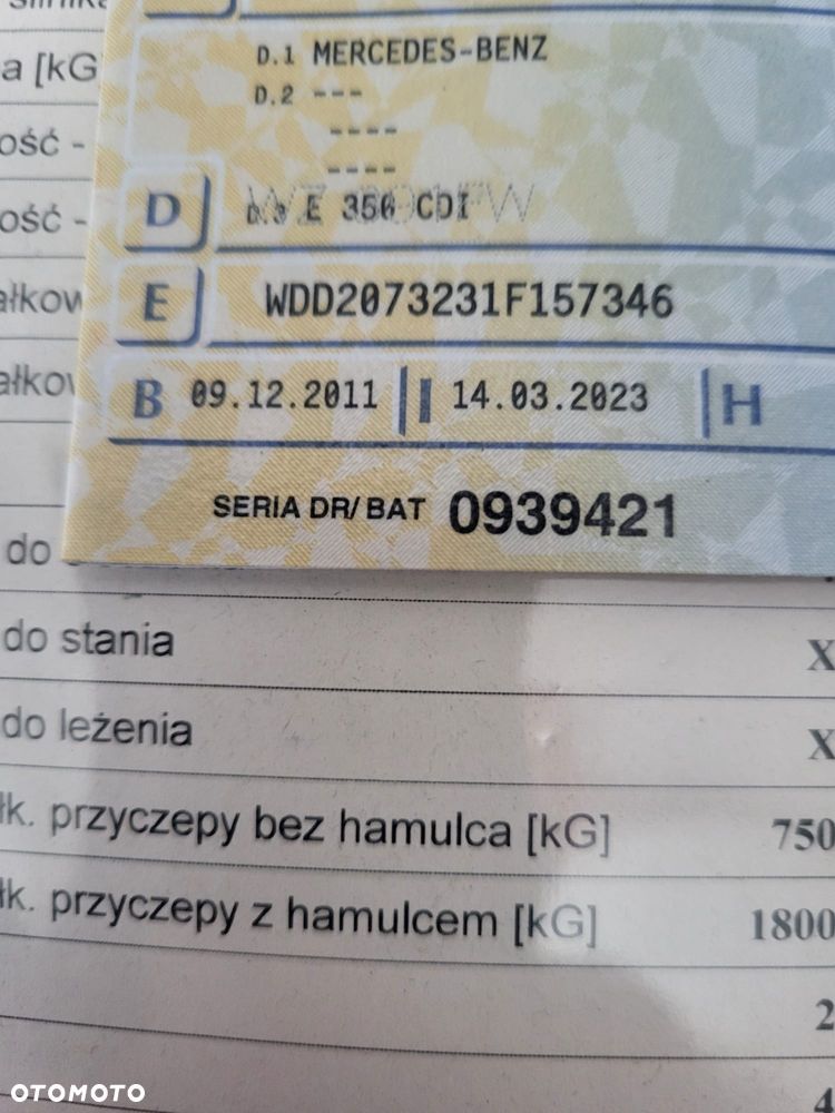 Mercedes-Benz Klasa E 350 CDI DPF BlueEFFICIENCY 7G-TRONIC Elegance - 8