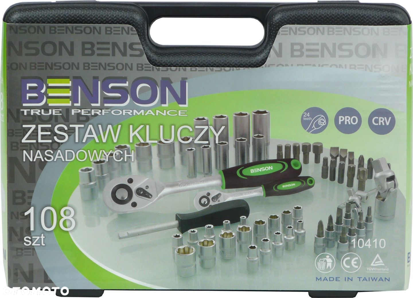 ZESTAW NARZĘDZIOWY 108el KLUCZY KLUCZE NASADOWE  PŁASKO OCZKOWE 6-22mm 12e - 5