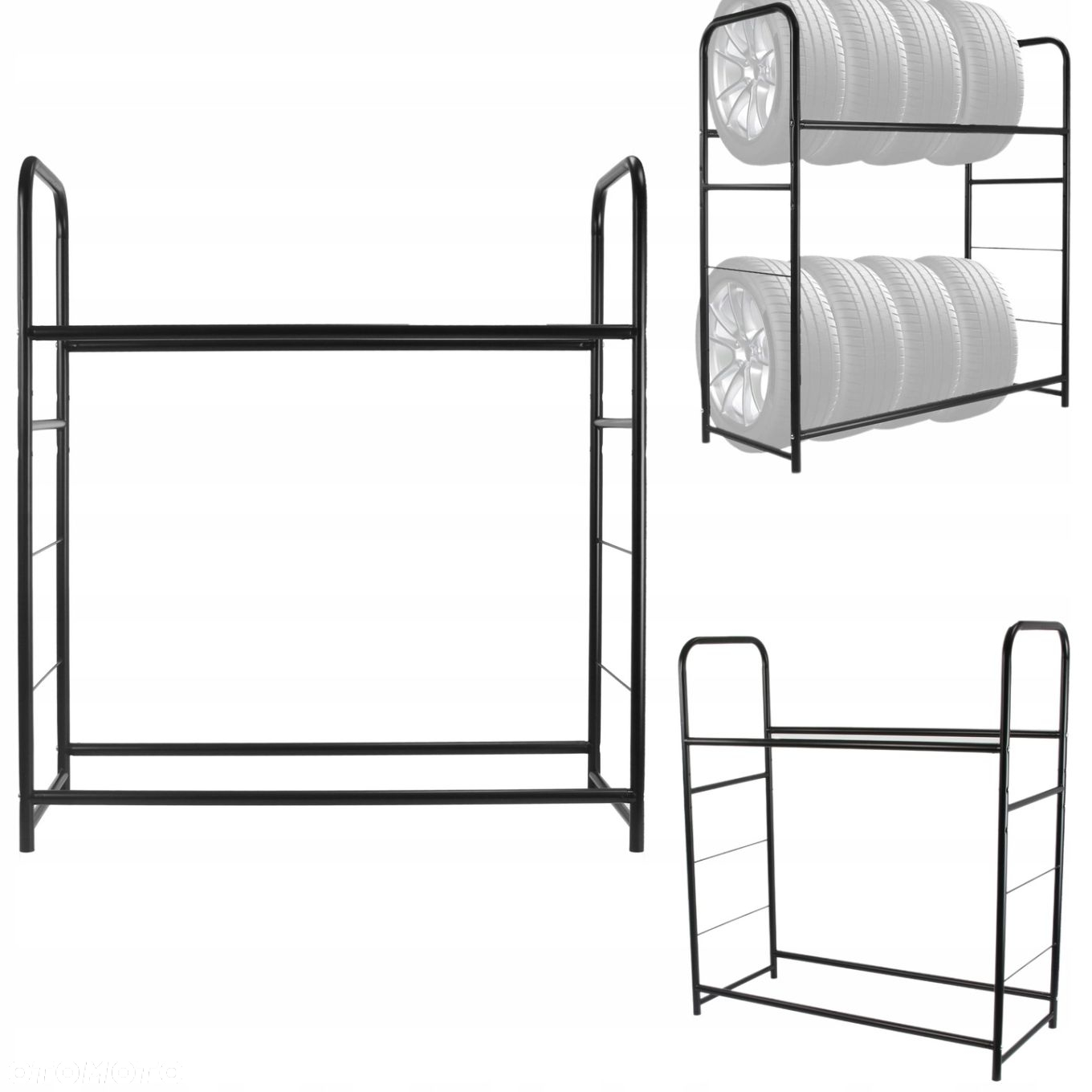 STOJAK DO OPON NA KOŁA FELGI ALUMINIOWE FELGI STALOWE 2P NA 8 KÓŁ M90052 - 9