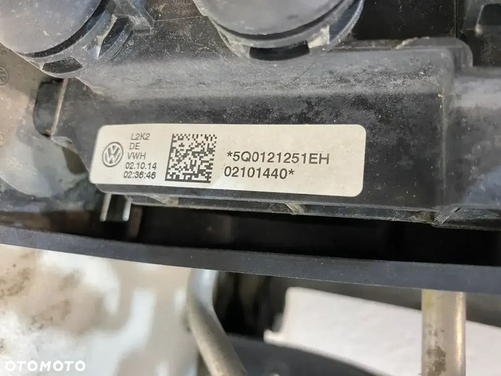 VW GOLF VII SPORTSVAN  PAS PRZEDNI 1.2 1.4 TSI WZMOCNIENIE CZOŁOWE KOMPLET CHŁODNIC 5Q0121251EB 5Q0121251EH - 8