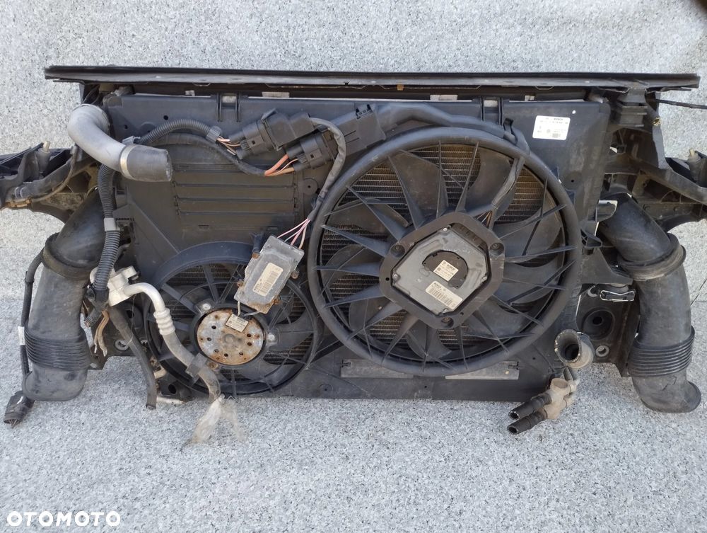 Porsche Cayenne 7L 4.5 V8 pas przedni wzmocnienie komplet chłodnic - 6