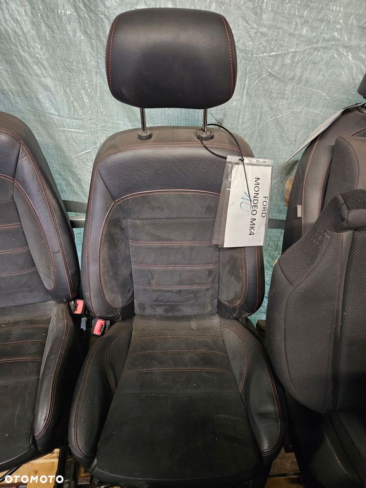 fotele komplet kanapa półskóra ford mondeo mk4 - 3