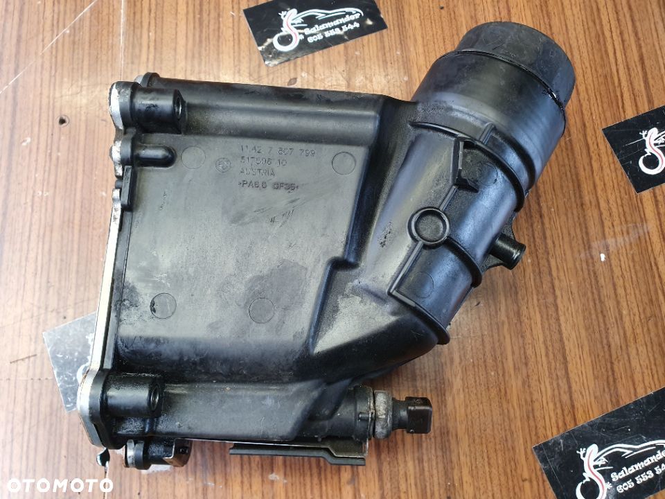 Obudowa Podstawa Filtra Oleju BMW 1 2 5 E87 E90 E81 E91 E60 2.0 D N 47 70346292 - 2