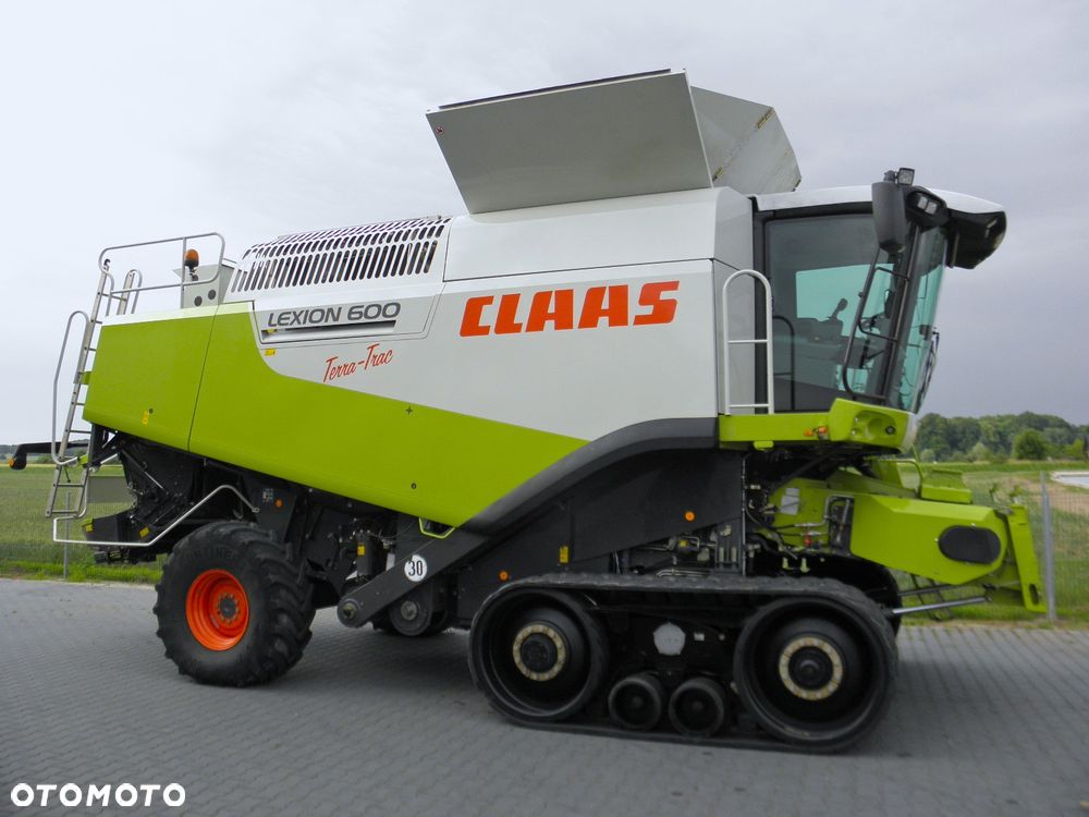 Claas Lexion 600 Terra Trac 2008 Rok, Najbogatsza Wersja, heder V1050, Nie Malowany, Stan Idealny - 6