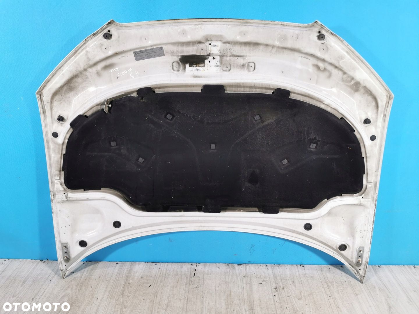 Audi A3 8P Lift 08/12 maska pokrywa klapa przód wygłuszenie - 7