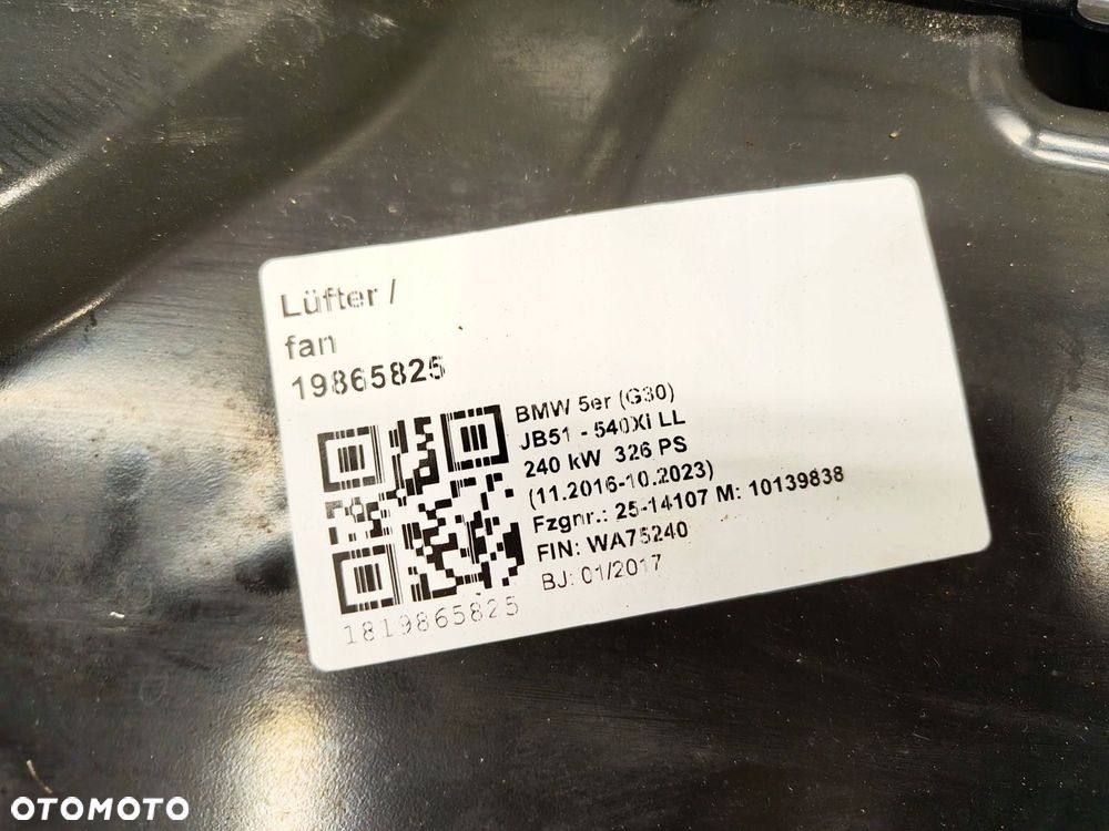 BMW 5 G30 PRZÓD MASKA ZDERZAK LAMPY BŁOTNIKI PAS PRZEDNI B65 - 12