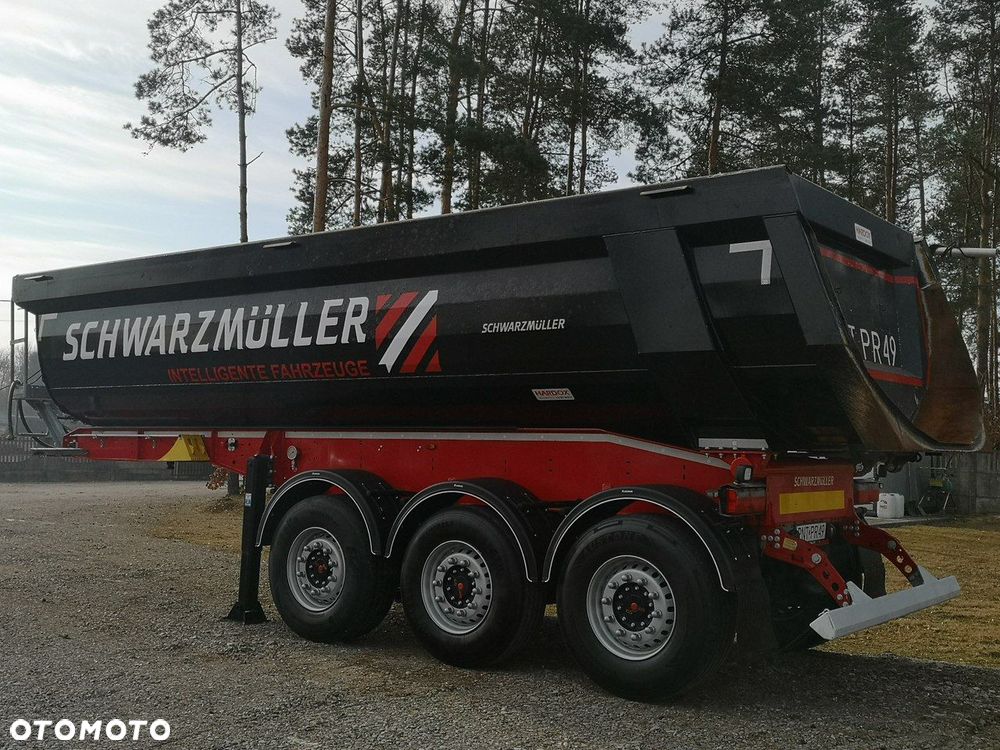 Schwarzmuller Wywrotka Stalowa 27m3 Oś Podnoszona Bardzo Dobry Stan! - 6