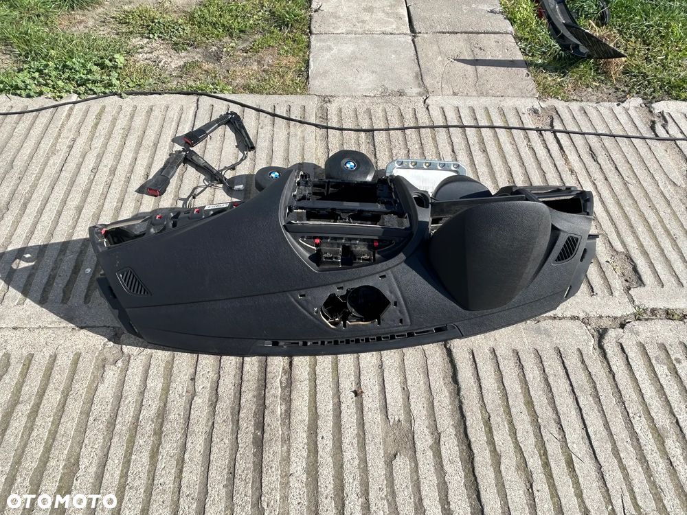 BMW F20 F21 F22 F23 DESKA ROZDZIELACZA KOKPIT KONSOLA AIRBAG NAPINACZE ORYGINAŁ KOMPLET - 2