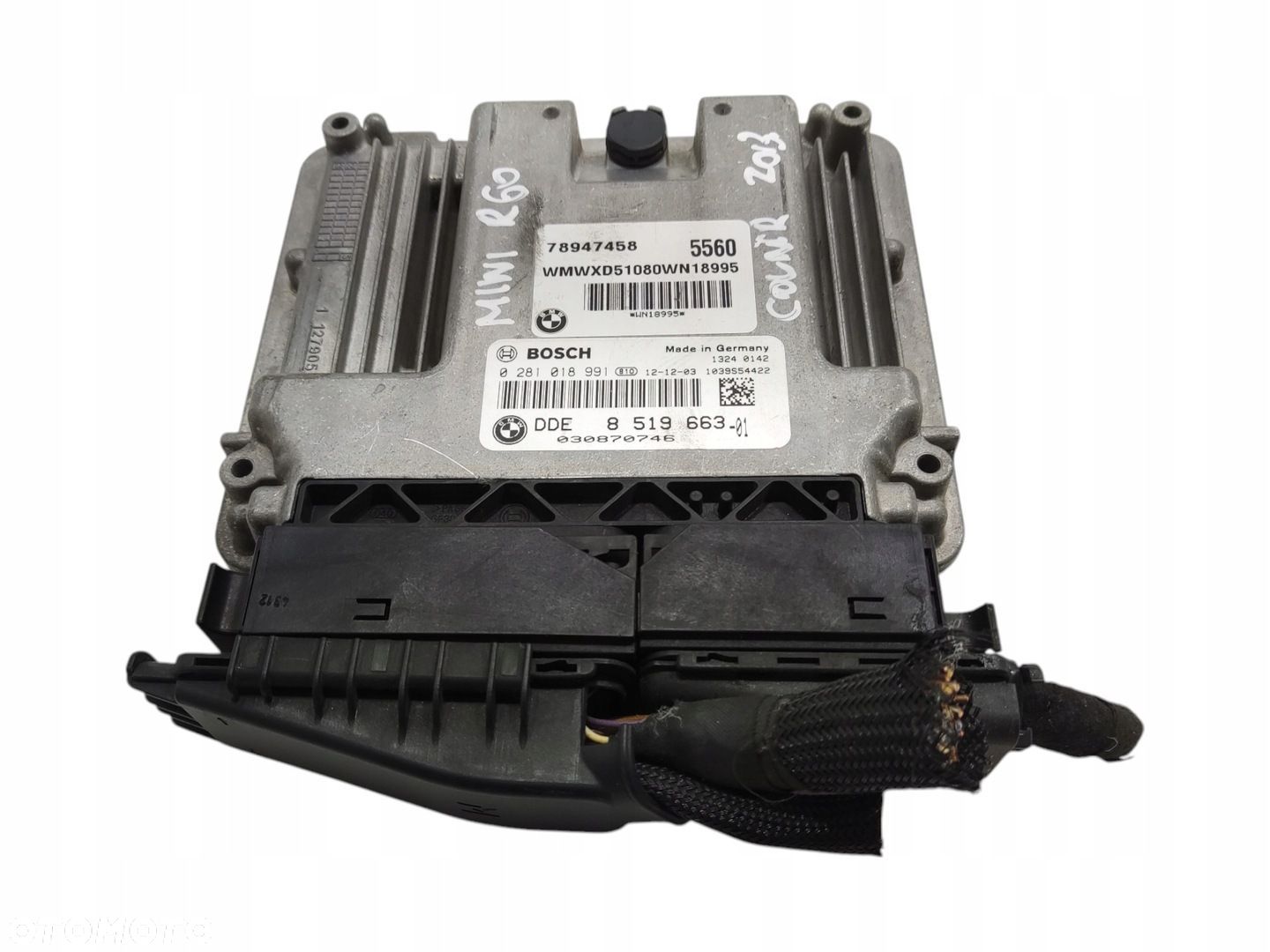 KOMPUTER STEROWNIK SILNIKA MINI COUNTRYMAN R60 2.0D 2010-2015 8519663 - 1