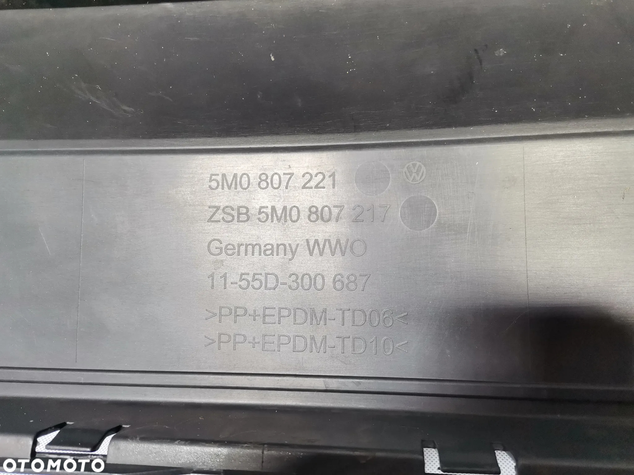 Zderzak Przód Przedni VOLKSWAGEN GOLF V PLUS 5M 05-09 Oryginał - 12