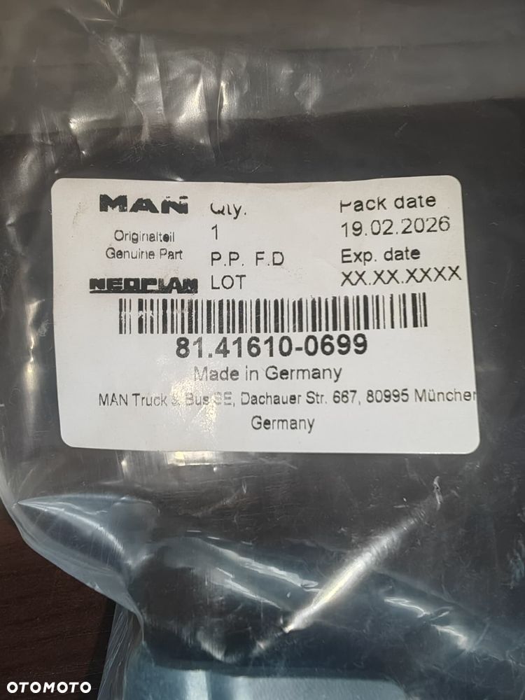 LEWE ZAKOŃCZENIE ZDERZAKA MAN TGX LISTWA ZAŚLEPKA ORYGINAŁ 81.41610-0699 - 3