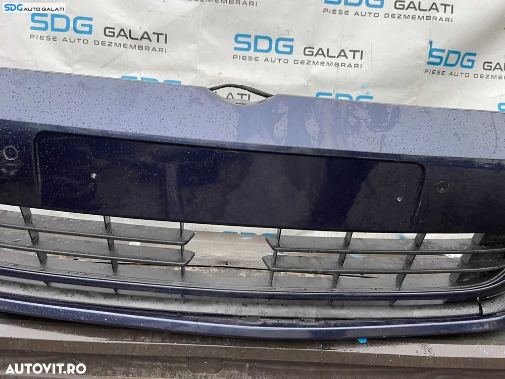 Bara Spoiler Fata cu Locas Senzori Parcare Culoare LH5X Volkswagen Golf 7 Break Combi 2013 - 2017 Cod 5G0807221 - 2