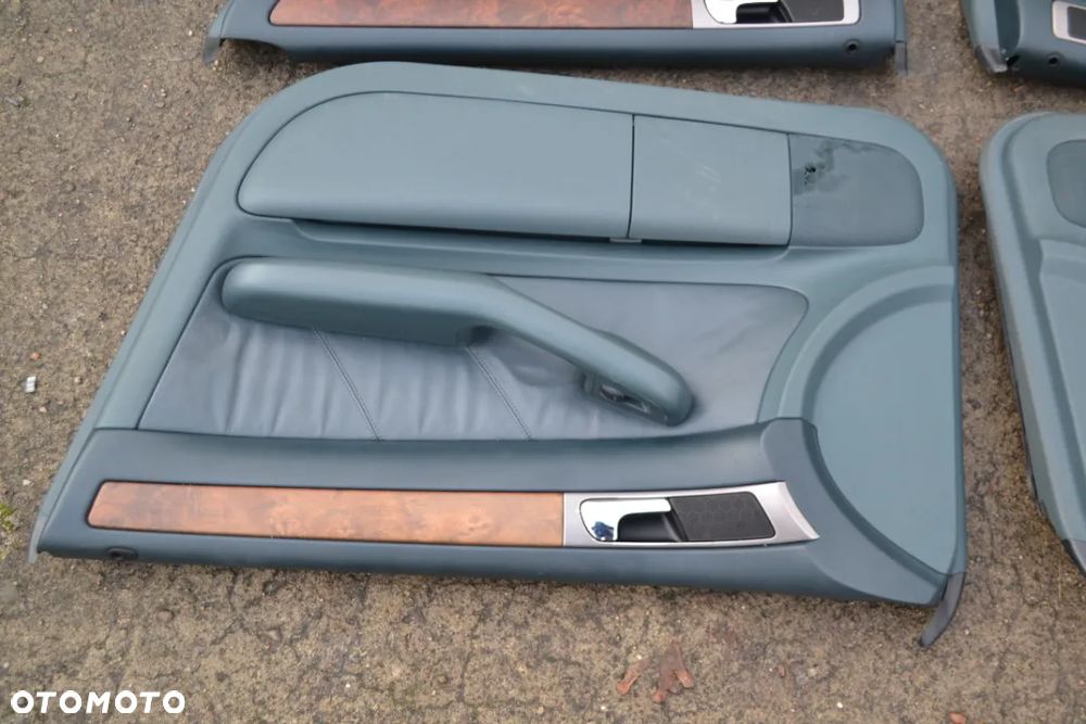 AUDI A6 C5 KOMBI TAPICERKA BOCZKI DRZWI SKÓRA EUROPA KPL POMORSKIE - 4