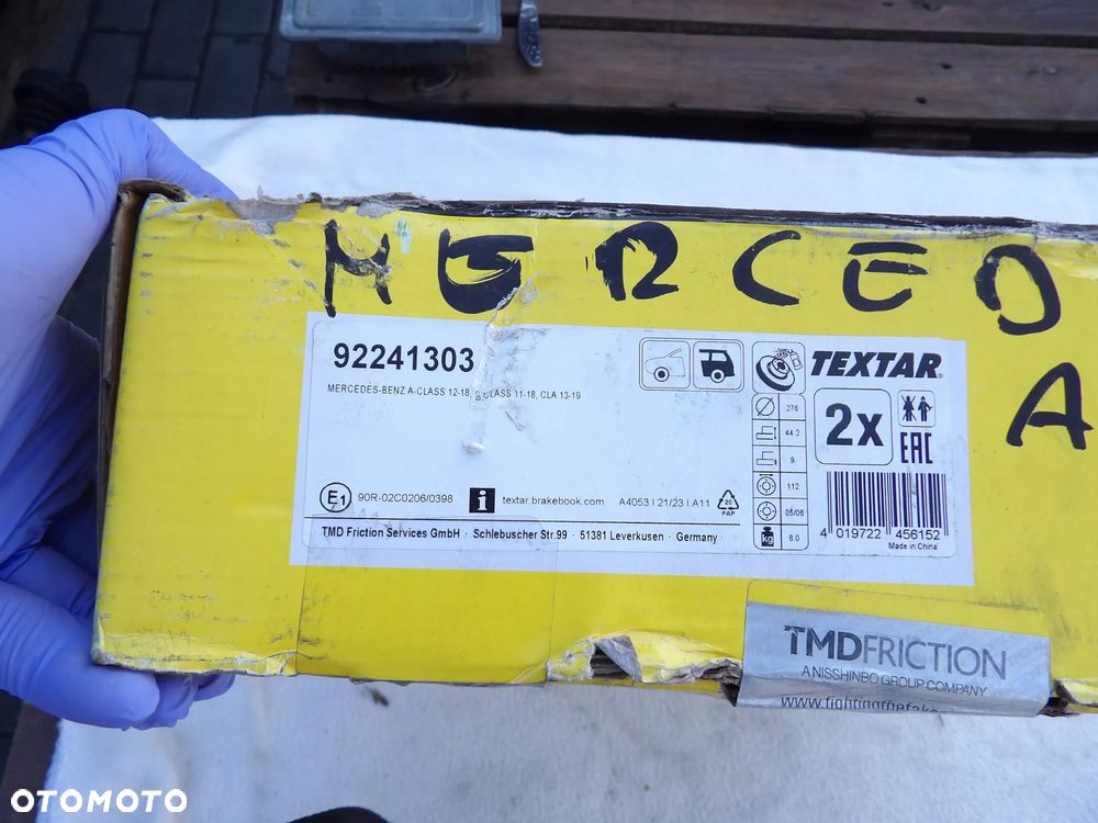 MERCEDES - TARCZA HAMULCOWA - 92241303 - 2