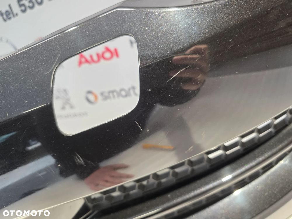 VW TOUAREG 7L6 LIFT 07-10 ŁADNY ZDERZAK PRZEDNI PRZÓD NA SPRYSKI + 6xPDC KOLOR CZARNY METALIK + KRATKI + OSŁONA POD ZDERZAK NR 7L6807221 NR AUKCJI NZ1897 - 18
