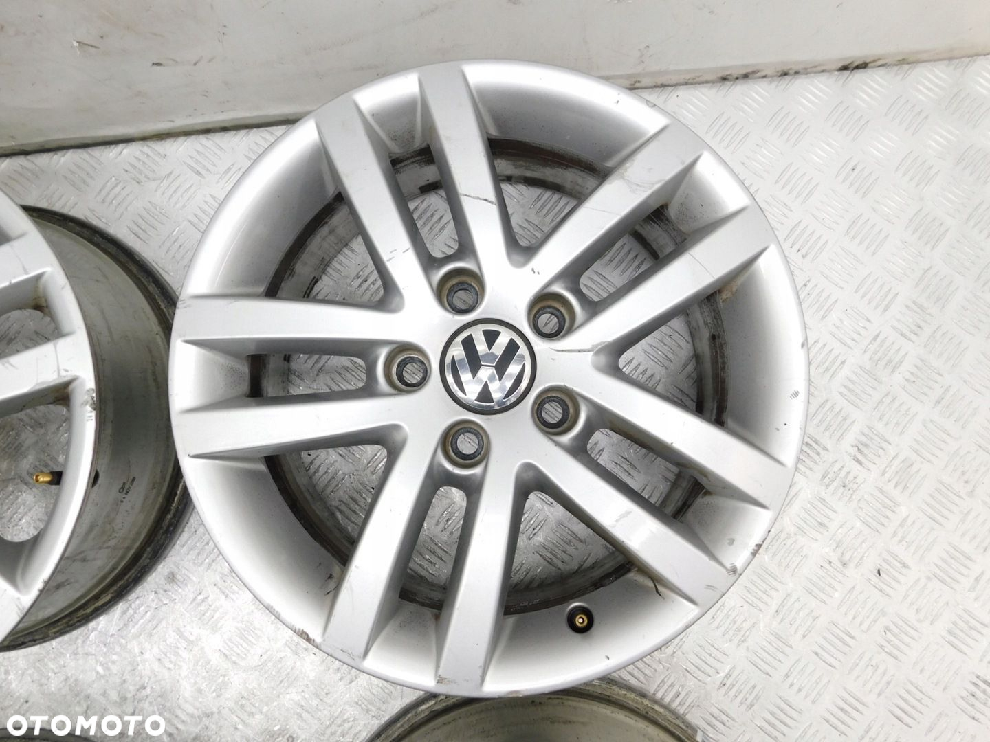 4x FELGI ALUMINIOWE 5x112 6,5Jx16 - VW GOLF V VI PLUS TOURAN CADDY PASSAT - 4