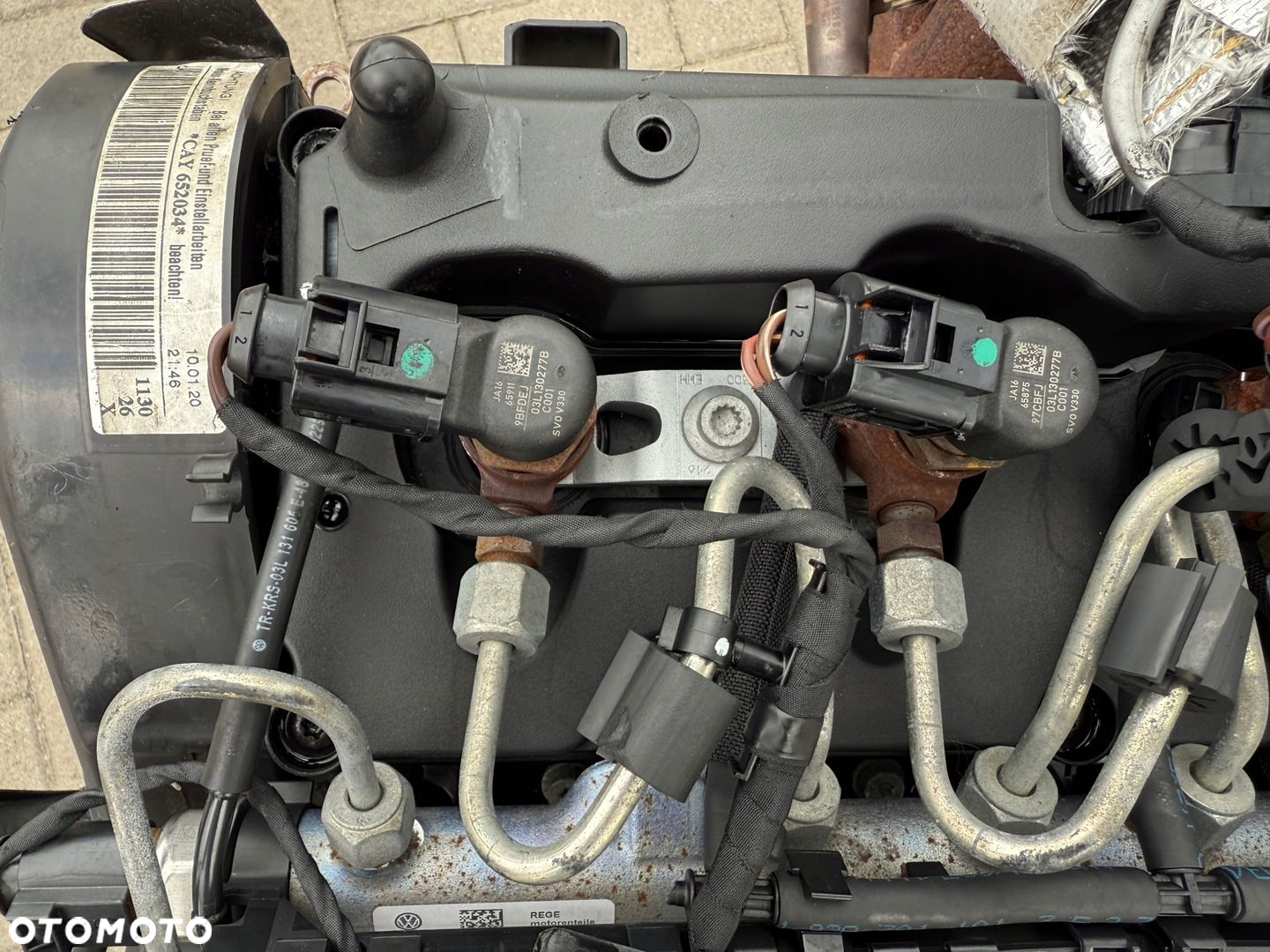 SILNIK KOMPLETNY 1.6 TDI CAY AUDI VW SEAT SKODA 158 tyś km 60DNI GWAR - 7